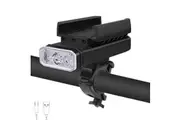 Bike Lights, LED Lumen Bicycle Light with 4 Modes, USB Rechargeable Bike Light, Bike Headlight with Digital Power Display, Wide Beam Bike Lights for Night Riding(Black)