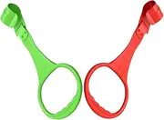 Beatifufu Walking Practice Ring Set 2pcs Ergonomic Pull up Handles for Playpen Indoor Safety Cognitive Toys