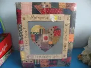 Photo Album Memories special place of Happiness memo section Patchwork New G8