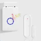 Shop Door Entry Chime Wireless Alarm System Magnetic Sensor Chime Window Open US