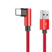 3PC USB Type C phone Round Fast Charging Data Cable For Samsung S8 Xiaomi 6