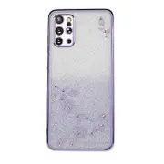 KADEM For Samsung Galaxy S20 Plus 5G/4G Gradient Glitter TPU Case Rhinestone Pattern Phone Cover