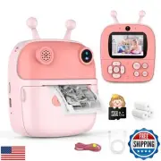 Kids Camera Instant Print,Digital Camera Toys for Boys and Girls,Dual-Lens 10
