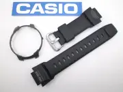 Casio Pro Trek Triple Sensor PRG-270 PRG-270-4 black watch band & bezel set