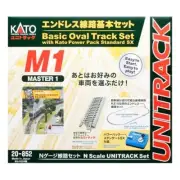 Kato 20-852 N Scale Unitrack Master Series Basic Oval Track Set Master 1 (1 set)
