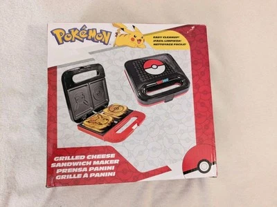 Pokemon Grilled Cheese Maker Sandwich Press - New - Uncanny Brands - Pokeball