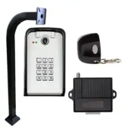 Driveway Gate Keypad DOL1000-MF, Receiver, Transmitters & Goose-neck Bundle Kit