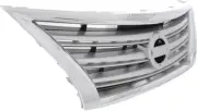 Grille For 2013-15 Nissan Sentra 1.8L L4 GAS Painted Silver Shell Insert Chrome (for: Nissan)
