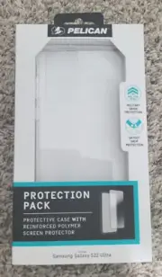 Pelican Protection Pack - Clear Case & Screen Protector Samsung Galaxy S22 Ultra