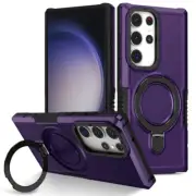 For Samsung Galaxy S23 Ultra S22 S21 S20 FE Hybrid Shockproof Case with Stand