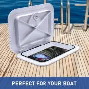 270x375mm Deck Access Hatch & Lid Marine Boat RV Caravan ABS Hatch White #%