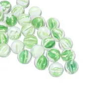 Glass Beads,1set Glass Gemstone Green 0.60lbs Glass Pebbles