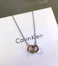 在飛比找蝦皮購物優惠-❤ Calvin Klein 雙環項鍊