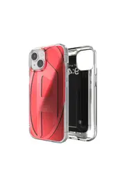[Diesel] Diesel - Oval D Case for iP 15 - Cases - Unisex - Red Red