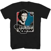 STAR WARS Han Solo I Know, Leia I Love You T-Shirts for Adults 3X-Large