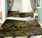 3D River Forest 2849NA Bed Pillowcases Quilt Cover Duvet Kathy Barefield Fay