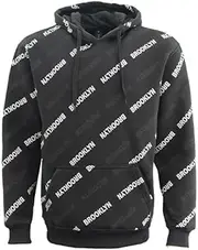 [FIL] Men's Fleece Hoodie Pullover Hooded Jumper Sweater All Over Print - Brooklyn