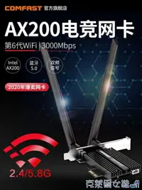 在飛比找樂天市場購物網優惠-免運 無線網卡 COMFAST AX200PRO增強版電競游