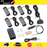 4X LED Strobe Flashing Lights Emergency Hazard Warning Lamp Car Truck Trailer