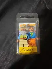 Lego Masters Nestor and Manny minifigs with Autographed Signed Base Brick