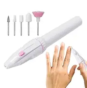 Electric Nail File, Nail Drill Machine, Manicure Drill Set, Adjustable Speed, Portable Design, Pink, For Polishing, Trimming, Hand, Foot Care