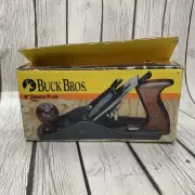 Buck Bros. 9" Smooth Wood Plane Carpentry Tool