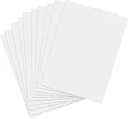 Vaveren 10Pcs EVA Foam Roll Craft Foam Sheets Sound Absorbing Noise Foam Board EVA Foam Cosplay for Halloween Costume Arts and Crafts, White 30cmx20cmx3mm