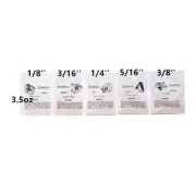 10×Dental Orthodontic Elastic Rubber Bands Brace 100PCS/Bag 3.5OZ Monkey 3/8"