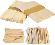 Yolyoo 400Pcs Wooden Wax Sticks Wax Spatulas Wax Applicator