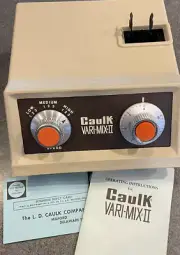 Vtg Caulk Dental Machine New Old Stock Original Box Never Used Tested Works