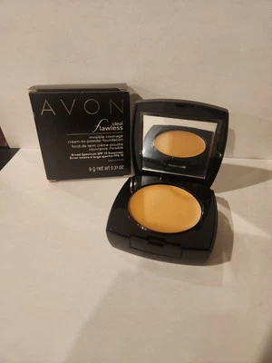 Avon True Color ~ Flawless Cream-To-Powder Foundation ~ Pure Beige ~ New In Box