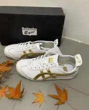 1183A499-101 Onitsuka Tiger Mexico 66 'White Rich Gold'