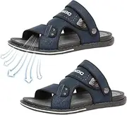 [KERALI] Mens Wide Sandals,Anti-Slip Sporty Outdoor Shoe - Athletic Lightweight Casual Water Shoes, Men's Slide Sandal, Hiking Cycling Running Camping Trail Walking