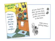 A Sure-Fire Recipe ~ Get Well Card ~ Single Greeting Card w/ Envelope