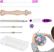 Needle Punch Kits for Adults | Needle Punch Threader Kit,Embroidery Tool Storage Box Included for Easter Crafting Projects Adults and Children