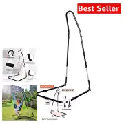 Durable Powder-Coated Hammock Stand - Adjustable Height for Indoor/Outdoor Use