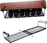 CHICAMPERA Expandable Under Shelf Rack Organizer Sturdy Hanging Storage for Kitchen Pantry and Shoe Cabinet Versatile and Design for Efficient Space