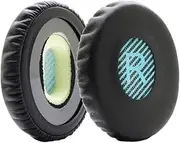 Ear Pads Replacement for Bose Soundlink On-Ear 2 (OE2) / On-Ear2i (OE2i) SoundTrue On-Ear 2 / On-Ear2i Headphone by MMOBIEL - Mesh Fabric and Protein PU Ear Pad Cushions - Earpads Replacement – Blue