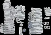 GW Chrome Steel Socket Head Engine Motor Bolt Kit Dyna Super Glide Sport 99-05