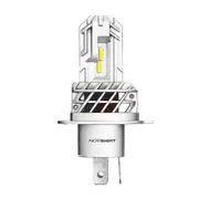 Novsight Motorcycle Headlight H4 Led 5000lm 6000k 25w Hi-lo Lights Silver