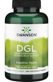 Swanson, DGL, 385 mg, 180 Chewable Tablets