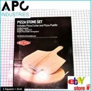 GENUINE BEEFEATER BBQ PIZZA STONE SET (INCL PIZZA STONE, PADDLE & WHEEL) BB94935