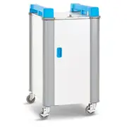 LapCabby 10 Vertical - 10-Device Mobile AC Charging Trolley for Laptops & Chromebooks up to 17" - Vertical LAP10V
