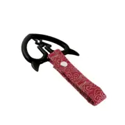 Car Accs JDM Devil Broken Heart TSURIKAWA BK Ring Red Clouds Nylon Handle Strap