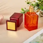 50ml Glass Refillable Spiral Thick Bottom Square Glass Atomizer Perfume Bot-@-