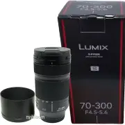 New PANASONIC Lumix S 70-300mm f/4.5-5.6 MACRO O.I.S. Lens (S-R70300) L Mount