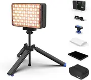 amaran Ace 25x Light Kit Bi-Color Pocket LED Light,Boost Mode to 32W Mini On Camera Video Light,2700K~6500K Support Magnetic Attraction and App Control with Carrying Case,Mini Tripod,Grid (Charcoal)