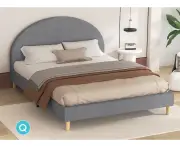 ALFORDSON Bed Frame Queen Size Mattress Base Platform Grey