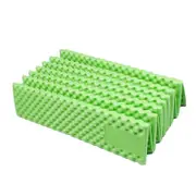 Outdoor Foam Camping Mat Sleeping Pad in Tent Dampproof Mattress-Green