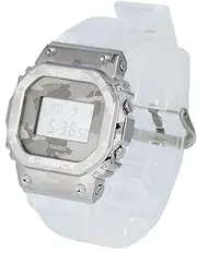 Casio G-Shock G-Shock GM-5600SCM-1 Wristwatch, Men's, Women's, Digital, Metal, Camouflage, Skeleton